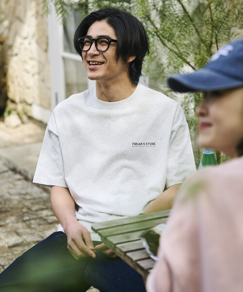 FREAK'S STORE(フリークスストア)の「限定展開 ビッグシルエット レシートモチーフ バックプリント Tシャツ(Tシャツ/カットソー・メンズ・ホワイト/ブラック/アッシュグレー/ピンク・LARGE/MEDIUM/SMALL)」の6枚目の写真
