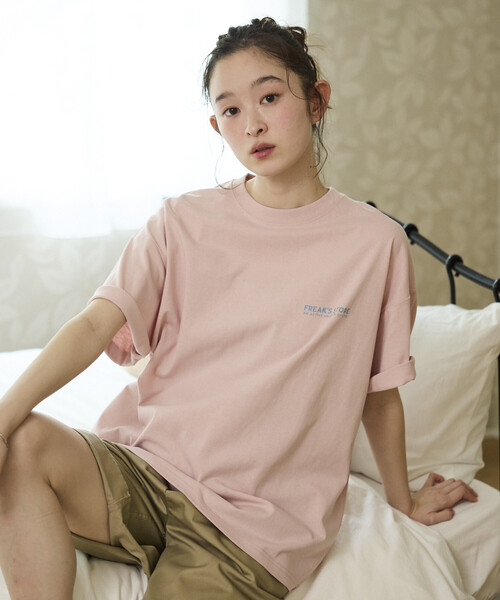 FREAK'S STORE(フリークスストア)の「限定展開 ビッグシルエット レシートモチーフ バックプリント Tシャツ(Tシャツ/カットソー・メンズ・ホワイト/ブラック/アッシュグレー/ピンク・LARGE/MEDIUM/SMALL)」の7枚目の写真