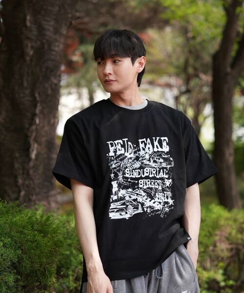 PEID（ペイド）の「PDインダスト 半袖Tシャツ ホワイト（Tシャツ/カットソー・レディース・ホワイト・2/3/4/5/6/1）」の3枚目の写真
