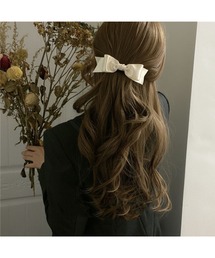 Bling Leads（ブリングリーズ）の「【Bls】【ZA】【Bling Leads】クラシカルリボンバレッタ（バレッタ/ヘアクリップ）」