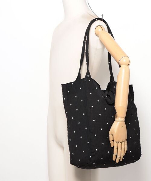 Mignonjour（ミニョンジュール）の「Mignonjour/フラワートートバッグ M2898（トートバッグ・レディース・ホワイト/レッド/ブラック・FREE）」の15枚目の写真
