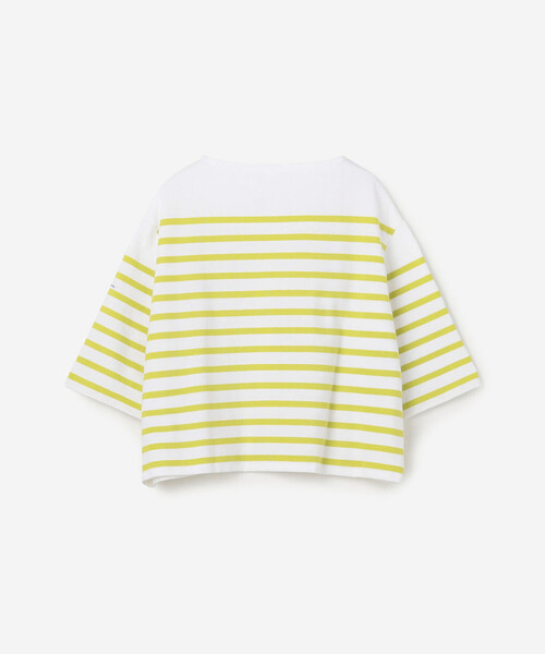 ORCIVAL(オーシバル)の「ORCIVAL | ラッセル ボートネック5分袖Tシャツ WOMEN(Tシャツ/カットソー・レディース・ブルー系その他/ベージュ系その他/グレー系その他/ブルー系その他2/イエロー系その他・1)」の7枚目の写真
