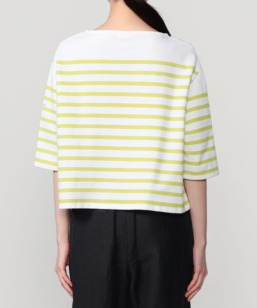 ORCIVAL(オーシバル)の「ORCIVAL | ラッセル ボートネック5分袖Tシャツ WOMEN(Tシャツ/カットソー・レディース・ブルー系その他/ベージュ系その他/グレー系その他/ブルー系その他2/イエロー系その他・1)」の14枚目の写真