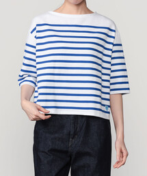 ORCIVAL | ラッセル ボートネック5分袖Tシャツ WOMEN