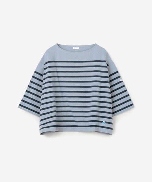 ORCIVAL(オーシバル)の「ORCIVAL | ラッセル ボートネック5分袖Tシャツ WOMEN(Tシャツ/カットソー・レディース・ブルー系その他/ベージュ系その他/グレー系その他/ブルー系その他2/イエロー系その他・1)」の21枚目の写真