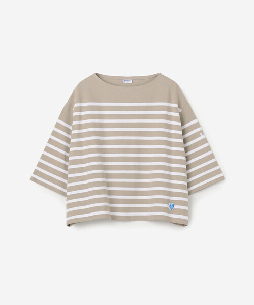 ORCIVAL(オーシバル)の「ORCIVAL | ラッセル ボートネック5分袖Tシャツ WOMEN(Tシャツ/カットソー・レディース・ブルー系その他/ベージュ系その他/グレー系その他/ブルー系その他2/イエロー系その他・1)」の22枚目の写真