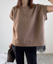 STYLEDOOR（スタイルドア）の「【トレンド感◎高レビュー◎】ライトダンボールレースヘムプルオーバー（Tシャツ/カットソー）」