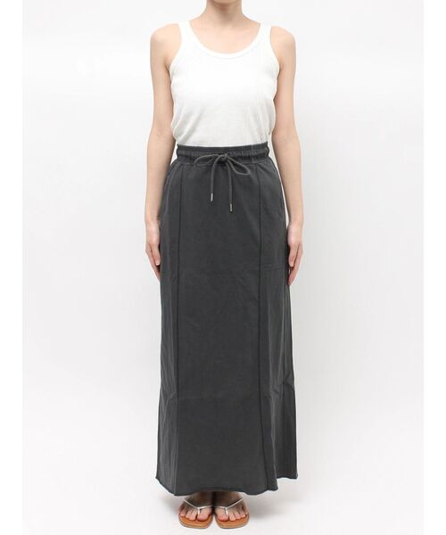 Ungrid(アングリッド)の「カットアイラインスカート(スカート・レディース・アイボリー/チャコールグレー・FREE)」の13枚目の写真