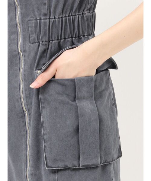 MURUA（ムルーア）の「ウォッシュミニワンピース（ワンピース・レディース・グレー/ブラウン・FREE）」の11枚目の写真
