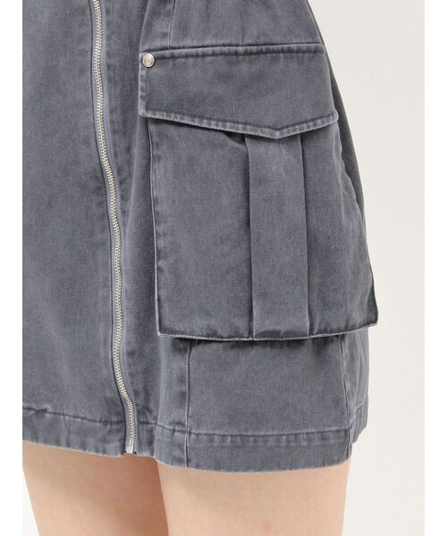 MURUA（ムルーア）の「ウォッシュミニワンピース（ワンピース・レディース・グレー/ブラウン・FREE）」の12枚目の写真