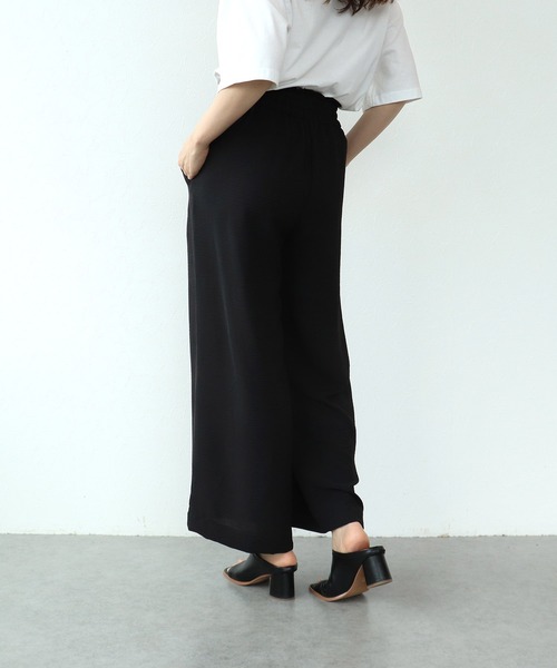 Cepica（セピカ）の「麻ライクリラックスパンツ（その他パンツ・レディース・ブラック/アイボリー・FREE）」の10枚目の写真