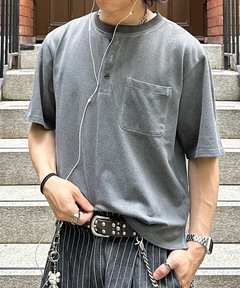 PIGMENT CURVE HEM TEE（Tシャツ/カットソー）｜Ameri（アメリ）の
