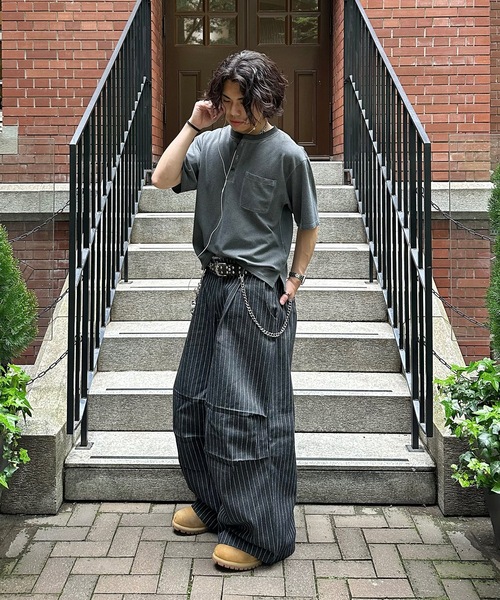 MandO(エムオー)(エムオー)の「【接触冷感】ファンクションカノコヘンリーネックTシャツ(Tシャツ/カットソー・メンズ・ブラック/オフホワイト・LARGE/MEDIUM)」の22枚目の写真