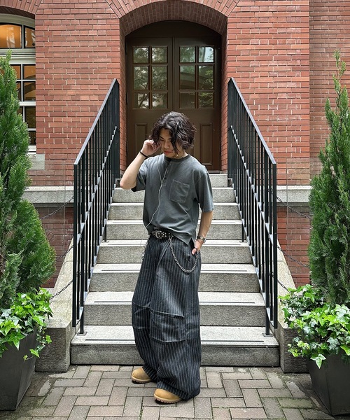 MandO(エムオー)(エムオー)の「【接触冷感】ファンクションカノコヘンリーネックTシャツ(Tシャツ/カットソー・メンズ・ブラック/オフホワイト・LARGE/MEDIUM)」の16枚目の写真