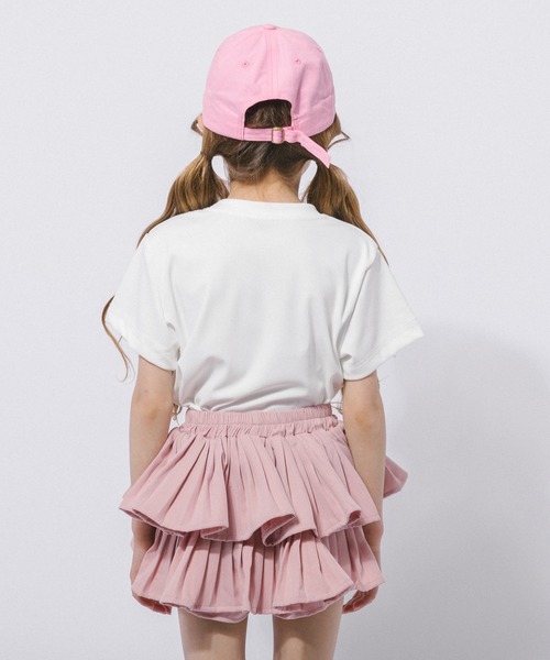 URBAN CHERRY(アーバンチェリー)の「フリンジリボンデザインミニTシャツ(Tシャツ/カットソー・キッズ・ブラック/ホワイト・120cm/130cm/150cm/110cm/140cm)」の7枚目の写真