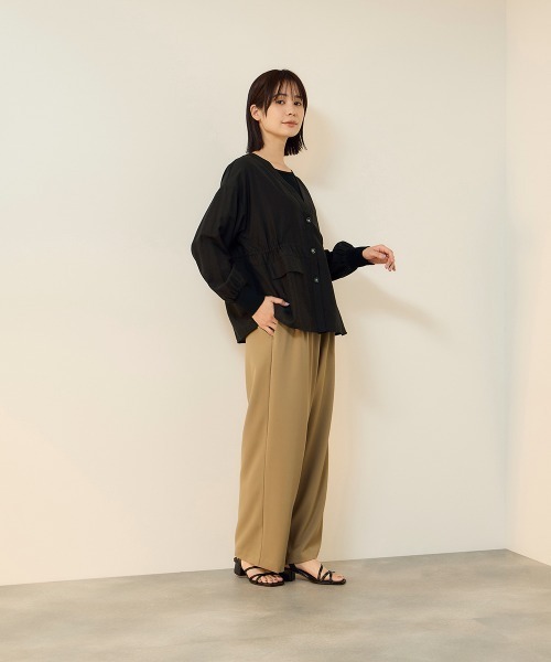 ketty(ケティ)の「セミシアースラブブラウジングシャツ(シャツ/ブラウス・レディース・ブラック/ブラウン・M)」の20枚目の写真