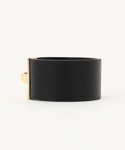 titivate（ティティベイト）の「ﾚｻﾞｰﾊﾞﾝｸﾞﾙ（バングル/リストバンド・レディース・ネイビー/ブラック/キャメル/グレー・FREE）」の5枚目の写真