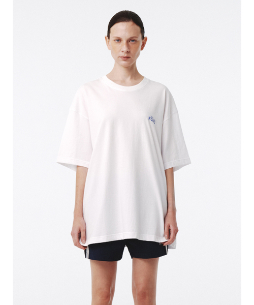 Kijun(キジュン)の「ブルーマリン オーバーサイズTシャツ ユニセックス ホワイト(Tシャツ/カットソー・レディース・その他・MEDIUM/LARGE/SMALL)」の1枚目の写真
