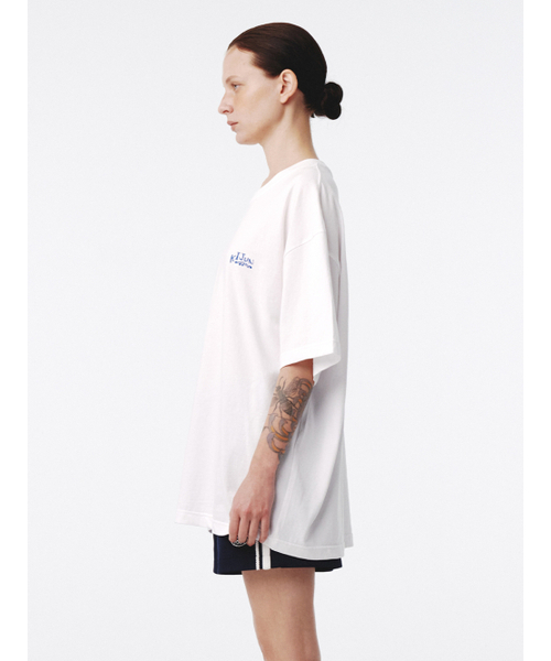 Kijun(キジュン)の「ブルーマリン オーバーサイズTシャツ ユニセックス ホワイト(Tシャツ/カットソー・レディース・その他・MEDIUM/LARGE/SMALL)」の3枚目の写真