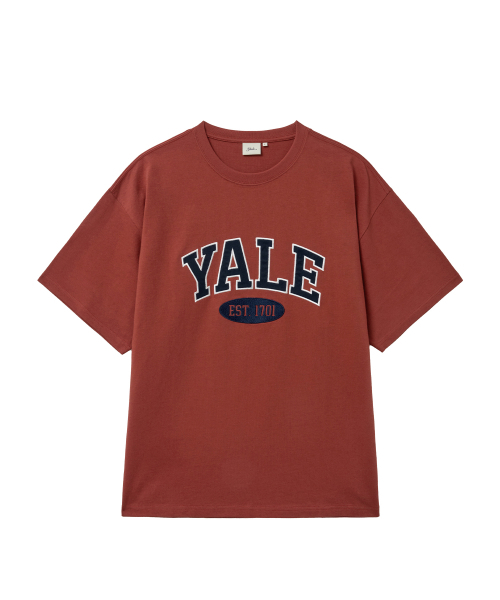 YALE(イェール)の「ツートンアーチ半袖Tシャツ_コーラル(Tシャツ/カットソー・レディース・その他・SMALL/MEDIUM/LARGE/X-LARGE)」の1枚目の写真