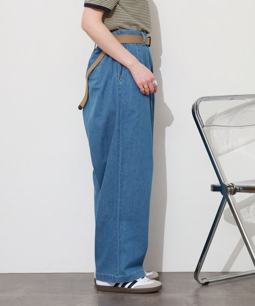 SO（エスオー）の「パンツ（デニムパンツ・レディース・ライトインディゴブルー・FREE）」の9枚目の写真