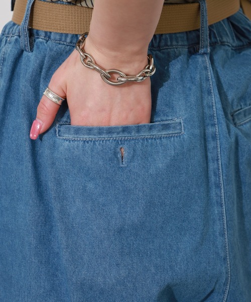SO（エスオー）の「パンツ（デニムパンツ・レディース・ライトインディゴブルー・FREE）」の3枚目の写真
