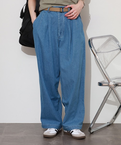 SO（エスオー）の「パンツ（デニムパンツ・レディース・ライトインディゴブルー・FREE）」の15枚目の写真