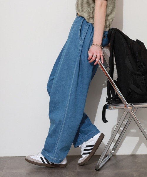 SO（エスオー）の「パンツ（デニムパンツ・レディース・ライトインディゴブルー・FREE）」の13枚目の写真