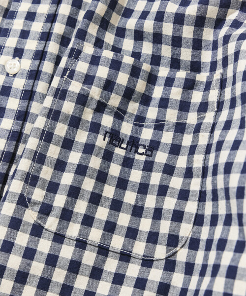 NAUTICA(ノーティカ)の「NAUTICA/ノーティカ ブリーチギンガム ショートスリーブ シャツ(シャツ/ブラウス・メンズ・レッド/ネイビー/ブラック・X-LARGE/MEDIUM/LARGE)」の10枚目の写真