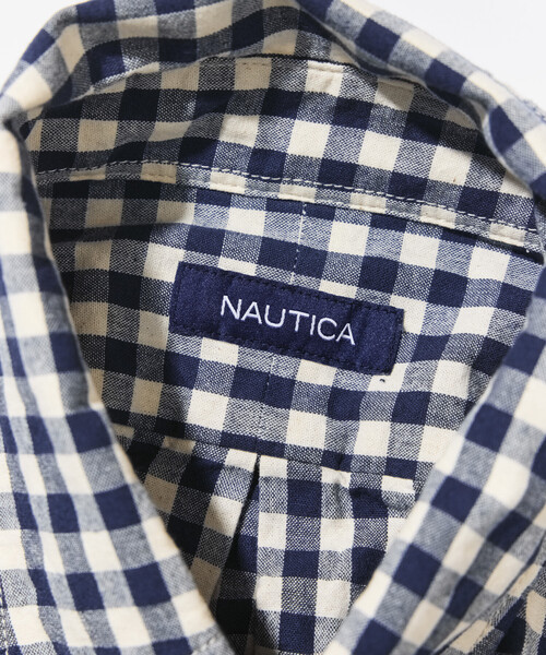 NAUTICA(ノーティカ)の「NAUTICA/ノーティカ ブリーチギンガム ショートスリーブ シャツ(シャツ/ブラウス・メンズ・レッド/ネイビー/ブラック・X-LARGE/MEDIUM/LARGE)」の4枚目の写真