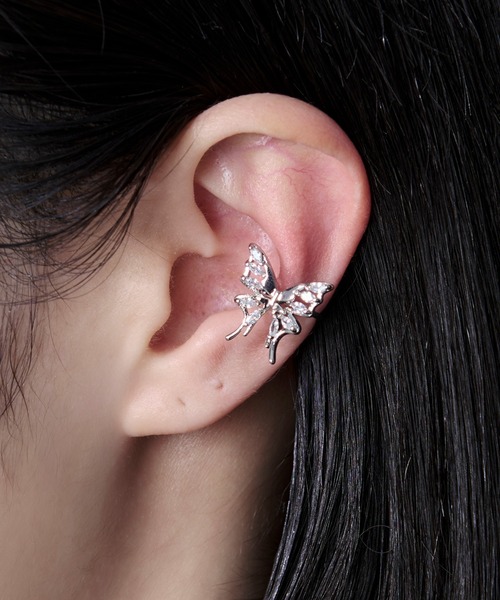 butterfly earcuff/バタフライイヤーカフ【両耳用】（イヤーカフ