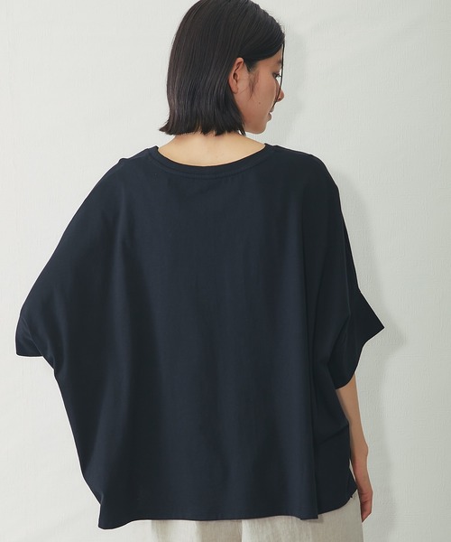 SMILE ORCHID(スマイルオーキッド)の「【接触冷感】ドルマンワイドカットソー(Tシャツ/カットソー・レディース・ホワイト/チャコールグレー/ブラック・M)」の22枚目の写真