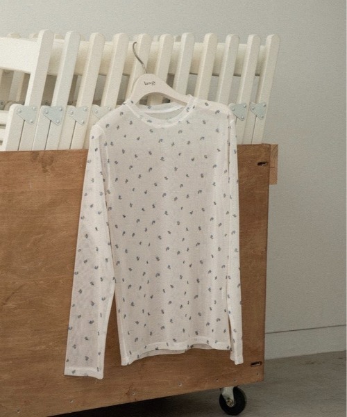 【lawgy】check mini puff sleeve allinone lawgy】check mini puff sleeve allinone mini floral sheer long