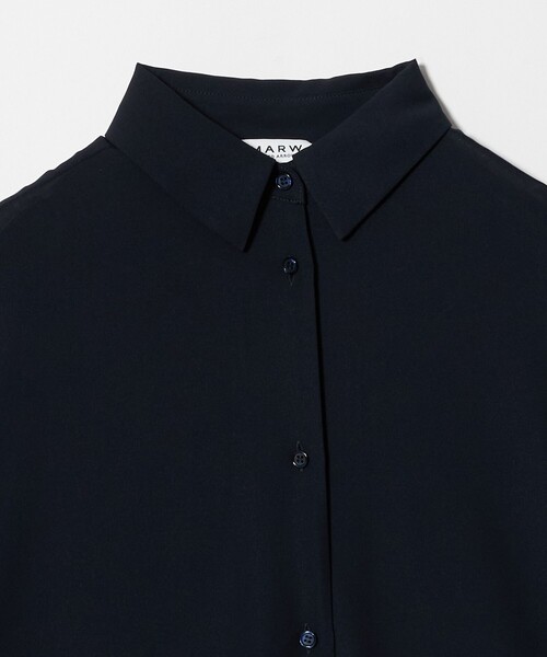 MARW UNITED ARROWS(マルゥ ユナイテッドアローズ)の「<MARW UNITED ARROWS>シフォン 5分袖 シャツ(シャツ/ブラウス・レディース・ブラック/ネイビー/ロイヤルブルー・FREE)」の18枚目の写真