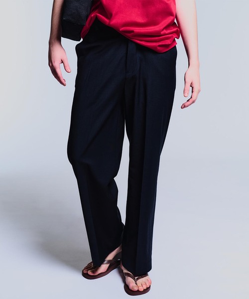 via___(ヴァイア)の「【VIA / ヴァイア】LOOSE STRAIGHT TROUSERS(スラックス・メンズ・ベージュ/グレー/ネイビー・1/2)」の3枚目の写真
