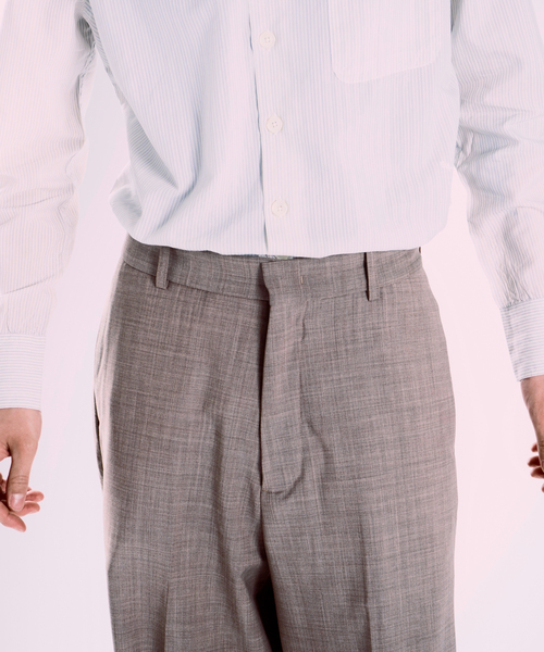 via___(ヴァイア)の「【VIA / ヴァイア】LOOSE STRAIGHT TROUSERS(スラックス・メンズ・ベージュ/グレー/ネイビー・1/2)」の18枚目の写真