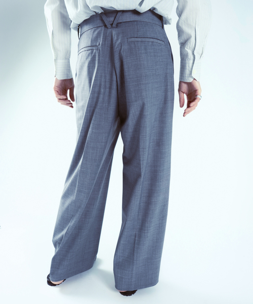 via___(ヴァイア)の「【VIA / ヴァイア】LOOSE STRAIGHT TROUSERS(スラックス・メンズ・ベージュ/グレー/ネイビー・1/2)」の20枚目の写真