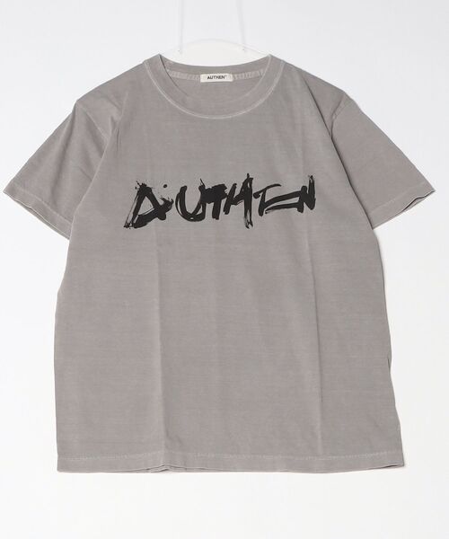 AUTHEN(オーセン)の「【AUTHEN】オーセン/ SS SHODO AUTHEN Tシャツ(Tシャツ/カットソー・メンズ・チャコールグレー/ライトグレー・SMALL/X-SMALL)」の2枚目の写真