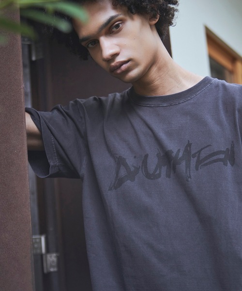 AUTHEN(オーセン)の「【AUTHEN】オーセン/ SS SHODO AUTHEN Tシャツ(Tシャツ/カットソー・メンズ・チャコールグレー/ライトグレー・SMALL/X-SMALL)」の1枚目の写真