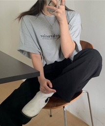 ロゴプリント オーバーサイズ Tシャツ