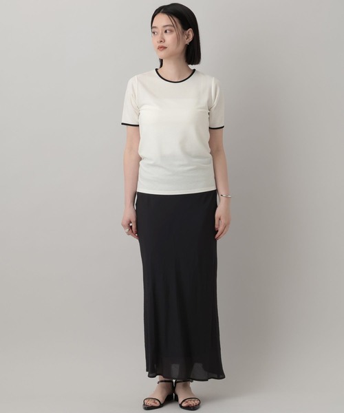 A part by(アパートバイ)の「ペンシルリンガーTEE(Tシャツ/カットソー・レディース・ブルー系その他3/オフホワイト/ベージュ・FREE)」の22枚目の写真