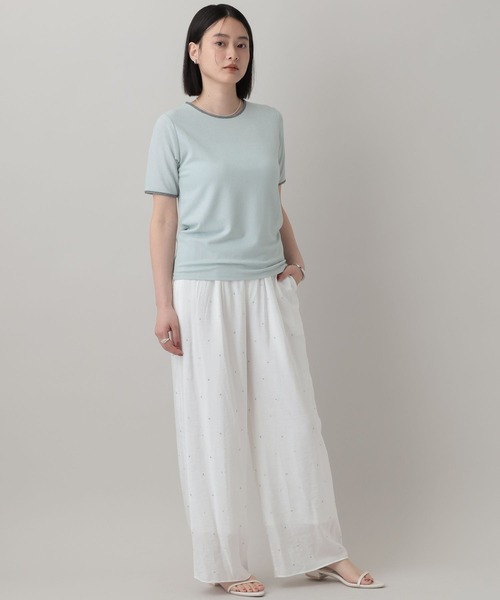 A part by(アパートバイ)の「ペンシルリンガーTEE(Tシャツ/カットソー・レディース・ブルー系その他3/オフホワイト/ベージュ・FREE)」の10枚目の写真