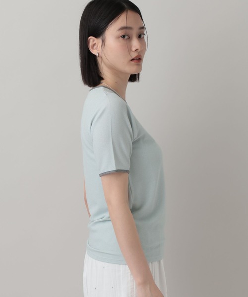 A part by(アパートバイ)の「ペンシルリンガーTEE(Tシャツ/カットソー・レディース・ブルー系その他3/オフホワイト/ベージュ・FREE)」の12枚目の写真