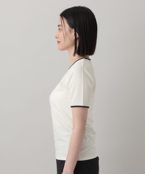 A part by(アパートバイ)の「ペンシルリンガーTEE(Tシャツ/カットソー・レディース・ブルー系その他3/オフホワイト/ベージュ・FREE)」の16枚目の写真