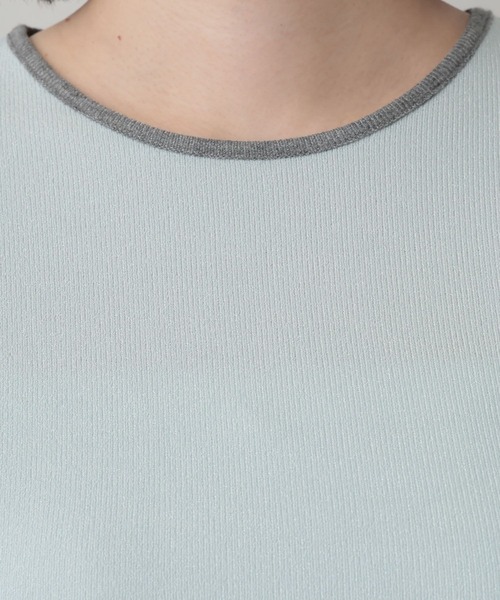 A part by(アパートバイ)の「ペンシルリンガーTEE(Tシャツ/カットソー・レディース・ブルー系その他3/オフホワイト/ベージュ・FREE)」の14枚目の写真