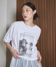LEPSIM | アソートフォトプリントT 680390(Tシャツ/カットソー)