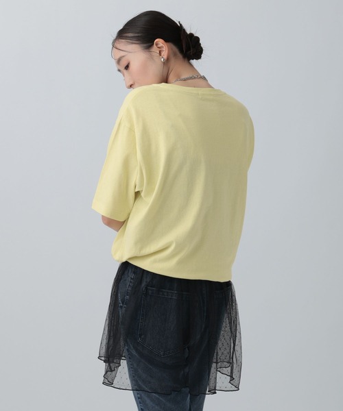LEPSIM(レプシィム)の「アソートフォトプリントT 680390(Tシャツ/カットソー・レディース・オフホワイト/イエロー/ライトグレー/ブラック・FREE)」の22枚目の写真
