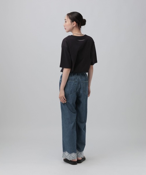 LEPSIM(レプシィム)の「アソートフォトプリントT 680390(Tシャツ/カットソー・レディース・オフホワイト/イエロー/ライトグレー/ブラック・FREE)」の12枚目の写真