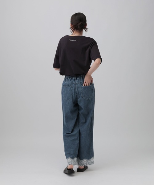 LEPSIM(レプシィム)の「アソートフォトプリントT 680390(Tシャツ/カットソー・レディース・オフホワイト/イエロー/ライトグレー/ブラック・FREE)」の13枚目の写真