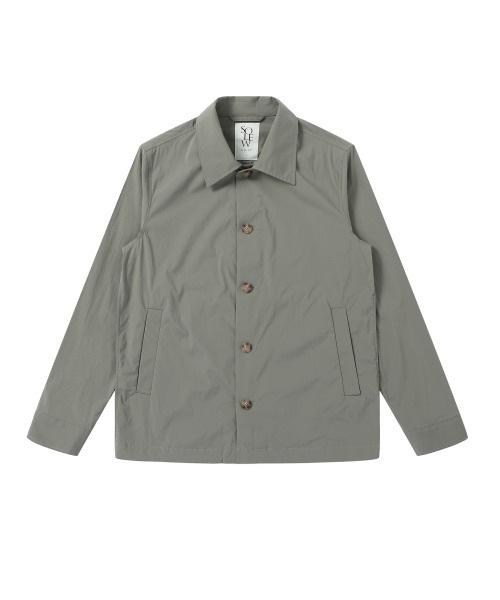 SOLEW(ソル)の「エアシェルシャツジャケット_オリーブグリーン(ナイロンジャケット・メンズ・その他・SMALL/MEDIUM/LARGE/X-LARGE)」の1枚目の写真
